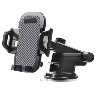 Smartphone support from car with universal suction cup