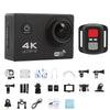 Action camera ultra HD 4K/30fps con WiFi impermeabile per riprese sportive MigliorPrezzi.com