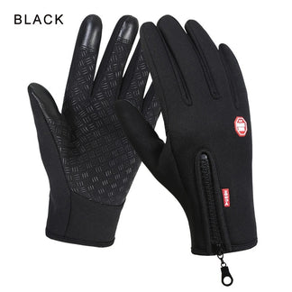 Touchscreen winter gloves for waterproof men and women, heated suitable for sport