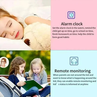 Smartwatch 4G per Bambini™ - GPS SOS, Chiamate con SIM, Fotocamera e Impermeabile
