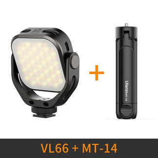 Luce LED  regolabile con supporto rotante a 360° per smartphone e macchina fotografica
