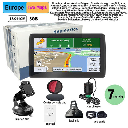 7 -inch GPS navigator for cars and trucks