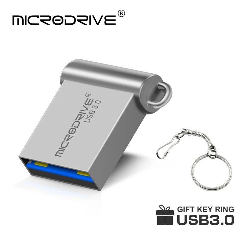 Pen Drive USB 3.0 High Speed ​​- Mini Flash Drive 16GB, 32GB, 64GB, 128GB