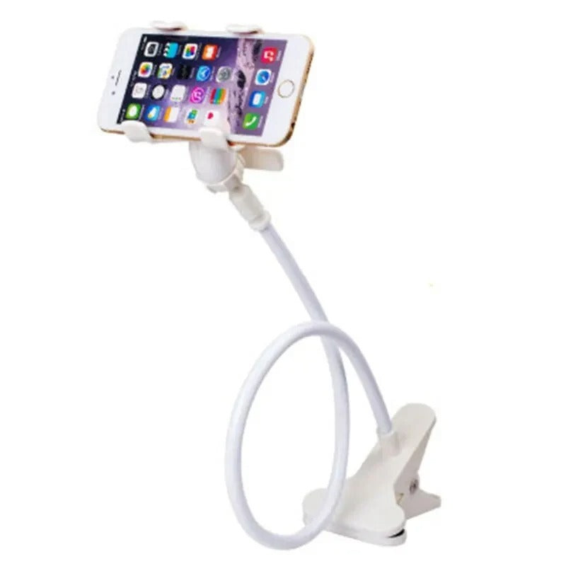 Universal flexible smartphone support with 360 ° rotation
