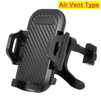 Smartphone support from car with universal suction cup