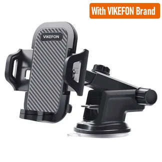 Smartphone support from car with universal suction cup