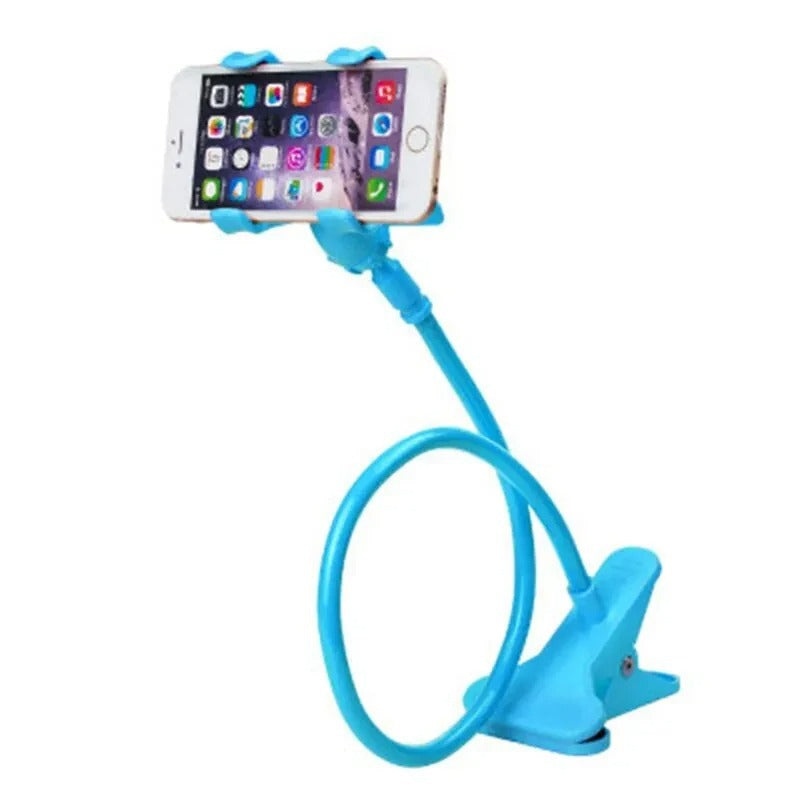 Universal flexible smartphone support with 360 ° rotation