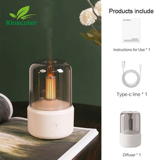 USB portable aromas diffuser with night light and fog sprayer