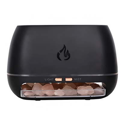 <tc>Flame Effect Aroma Diffuser with Relaxing LED Lights</tc>