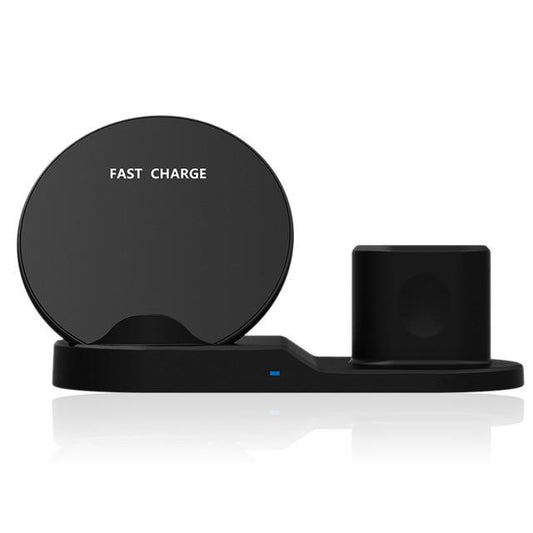 Charging base 3 in 1 - Wireless Charger for smartphones, earphones and smartwatch