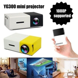 Mini HD LED portable projector, perfect for all devices
