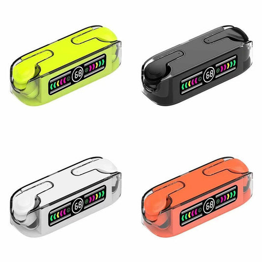 Bluetooth headphones headphones with waterproof ear digital display