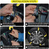 Kit Catene Neve 185-225 mm – Universali, Antiscivolo, Compatibili con Auto, SUV e Camion MigliorPrezzi.com