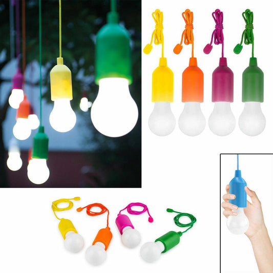 Lampadina luce led a batterie portatile con corda 10 pezzi