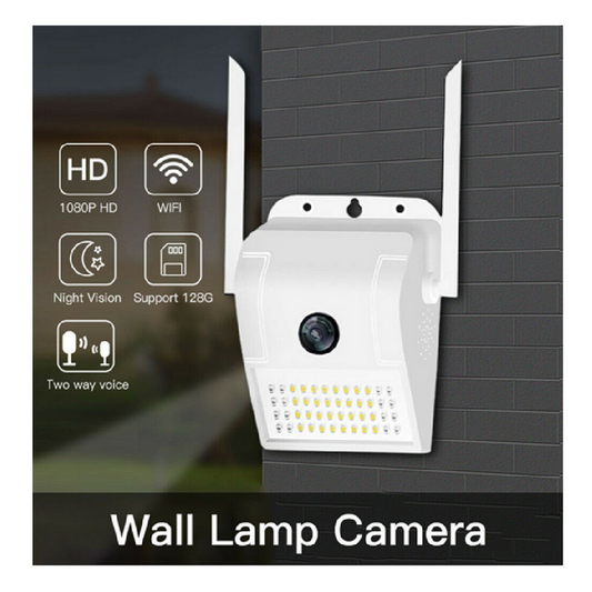Cam WiFi Esterno 1080P – LED, Allarme, Impermeabile, con SD