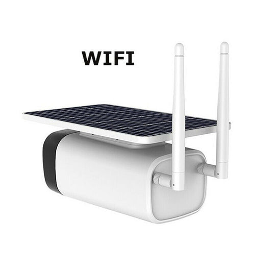 Telecamera Con Pannello Solare WiFi Infrarossi Sensore Movimento