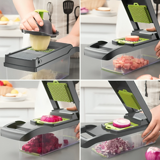 Tagliaverdure multifunzione 16 in 1™ | Un versatile aiutante in cucina che fa risparmiare tempo