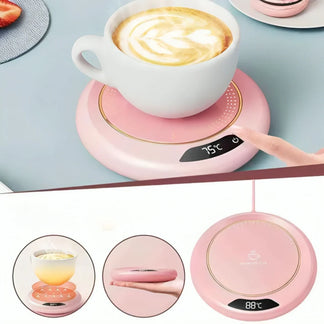 <tc>Electric mug warmer with digital display</tc>