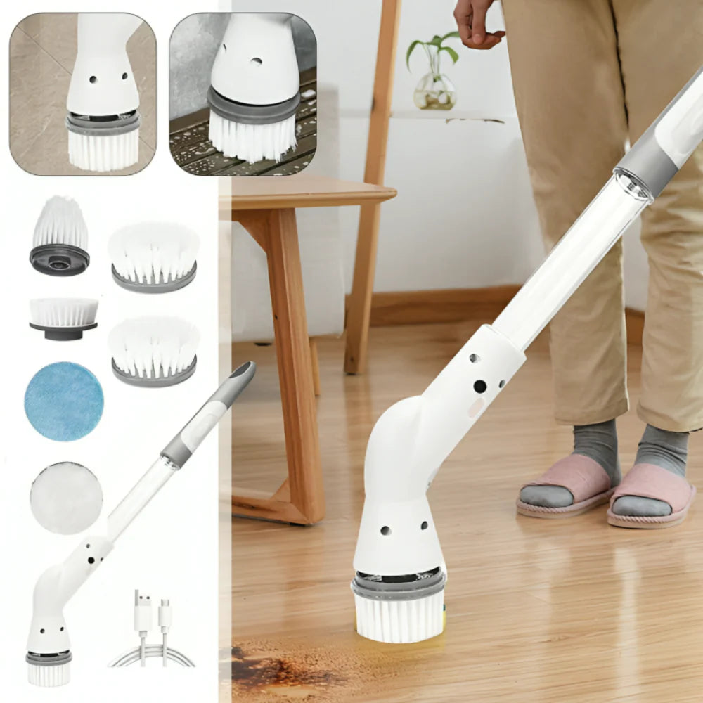 Spazzola Elettrica Wireless | Potenza e Versatilità per una Casa Splendente