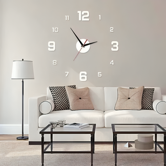 Orologio da Parete 3D Senza Cornice™ | Orologio LED Moderno con Display Luminoso