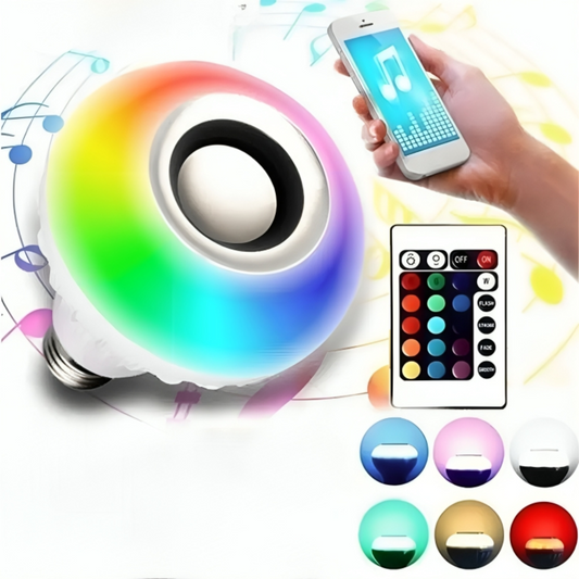<tc>LED RGB Bulb™ | With Built-in Bluetooth Speaker and Remote Control</tc>