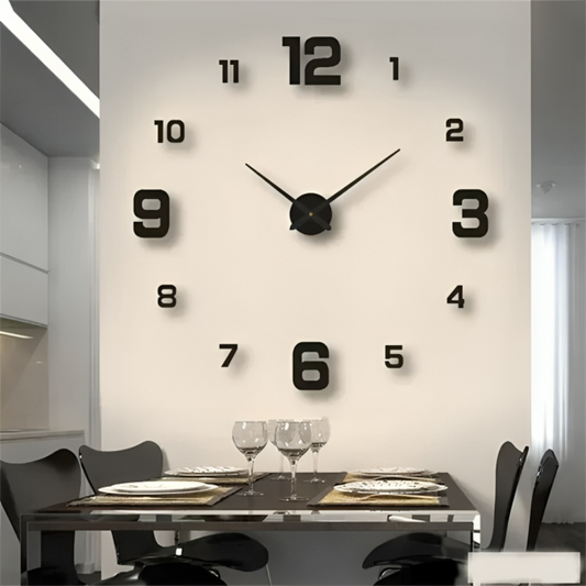 3D Wall watch without frame ™ | Modern LED watch with bright display