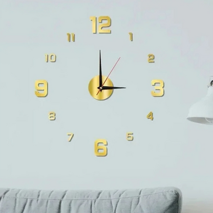 Orologio da Parete 3D Senza Cornice™ | Orologio LED Moderno con Display Luminoso