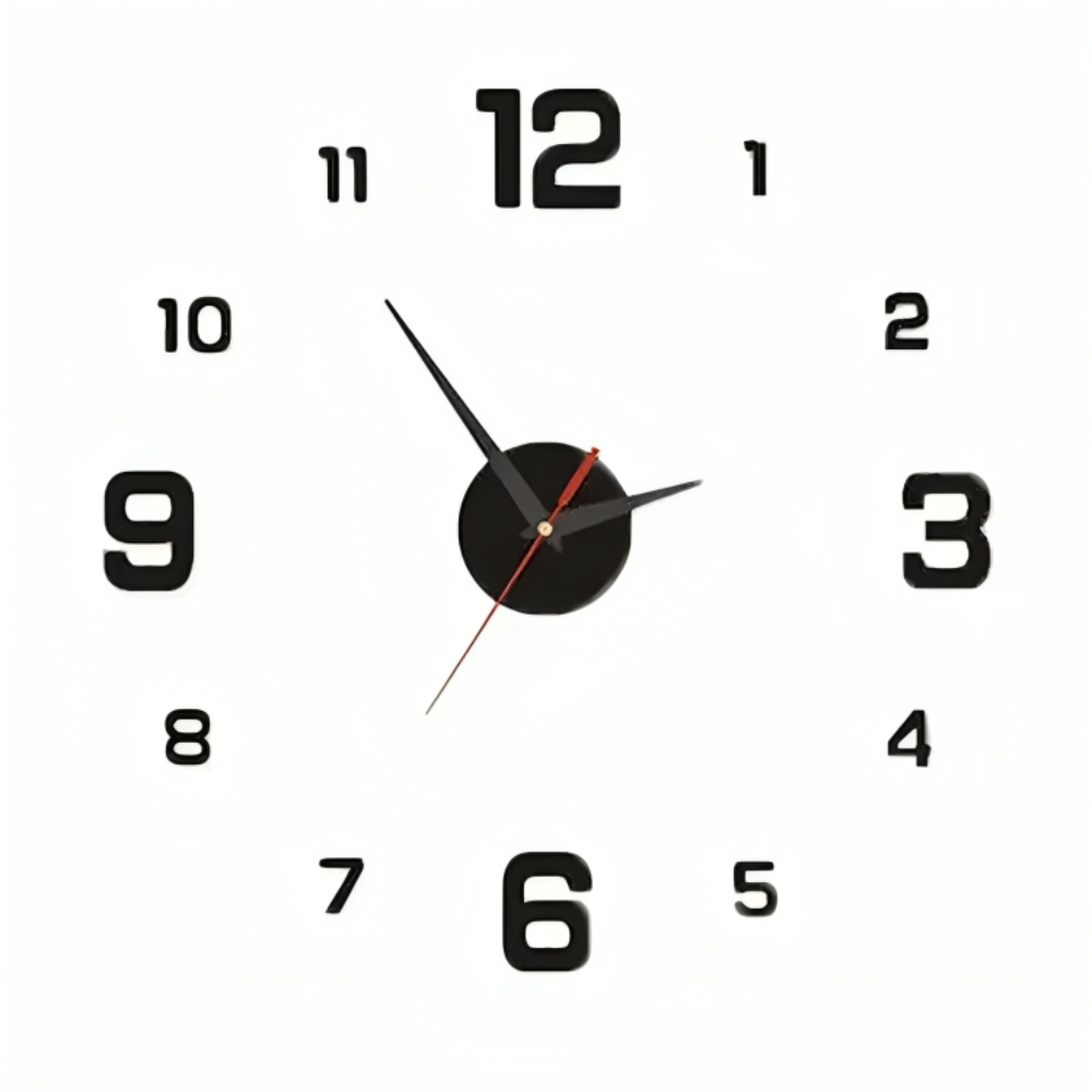 Orologio da Parete 3D Senza Cornice™ | Orologio LED Moderno con Display Luminoso