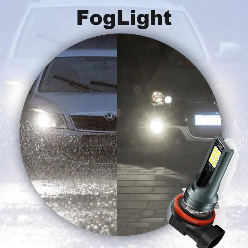 H7 H11 LED Headlight Bulbs 6500K 80W Set MigliorPrezzi.com